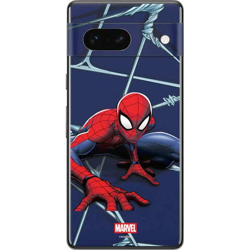 Marvel Spiderman Crawling Spiderman Pixel Skins